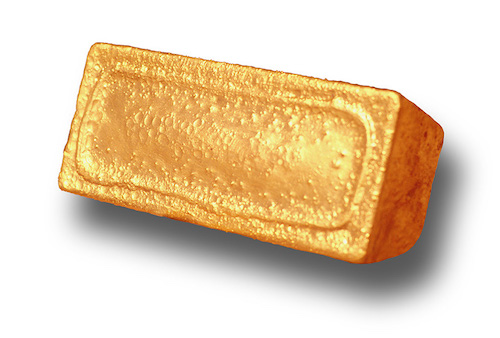 Photo of a gold bar